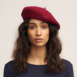 L'Authentique Woolen Beret Amarante - Heritage by Laulhère
