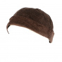 Brown cotton miki hat - Traclet