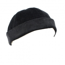 Black cotton miki hat - Traclet