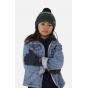 Barts Black Haakon Wool Gloves/Mittens for Children
