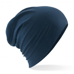 Navy Long Jersey Beanie - Traclet