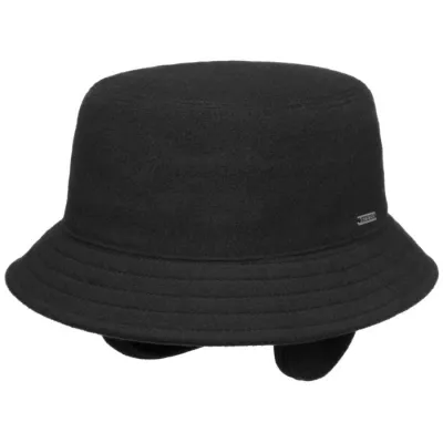 Chapeau Bob Laine Cache-Oreilles Noir - Stetson