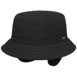 Bob Hat Wool Earflaps Black - Stetson