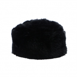 Toque Tenessee Fausse Fourrure Noire - Traclet