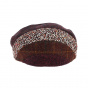 Flat Cap Patchwork Brick Wool - Flechet