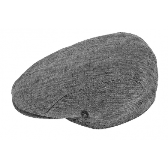 Adam Lin Anthracite Flat Cap - Traclet