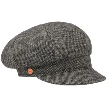 Casquette Gavroche Tweed Coco - Gris - Boutique Traclet Reference : 6278 | Chapellerie Traclet