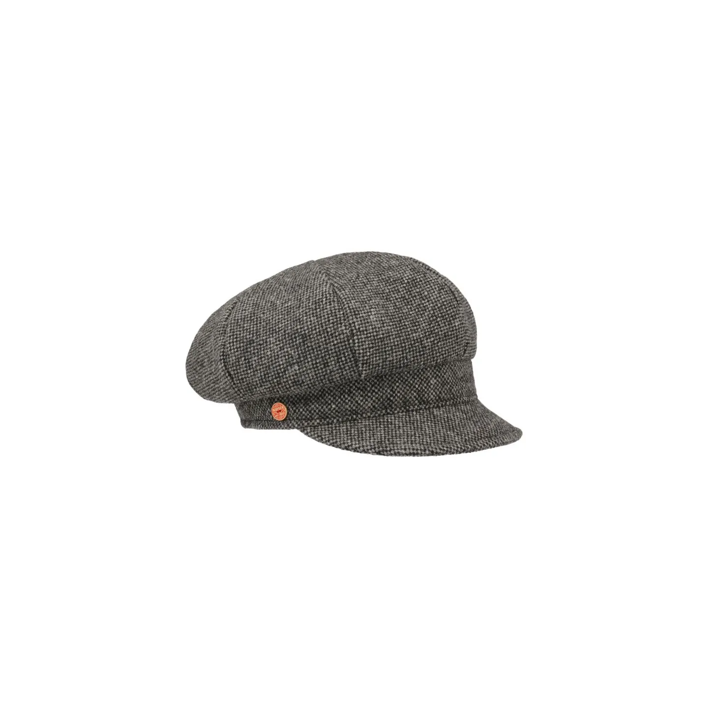 Casquette Gavroche Tweed Coco - Gris - Boutique Traclet Reference : 6278 | Chapellerie Traclet