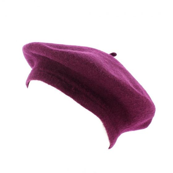 Beret saint germain prune Beret saint germain prune