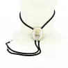 Bolo Tie Aigle Argent & Or
