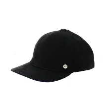 Casquette américaine en cuir noir - Flechet