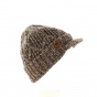 The Yukon Brim Coal Brown Beanie