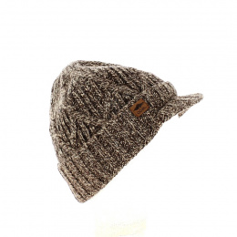 The Yukon Brim Coal Brown Beanie