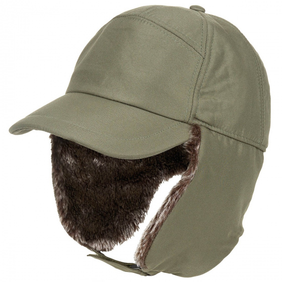 Sherwood Hunter's Cap with Ear Flaps Khaki - Traclet