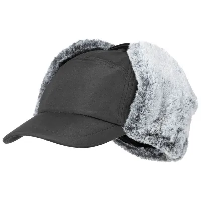 Casquette De Chasseur Sherwood Cache Oreille Noir - Traclet  - achat casquette de chasse - casquette chasse Reference : 14255| C