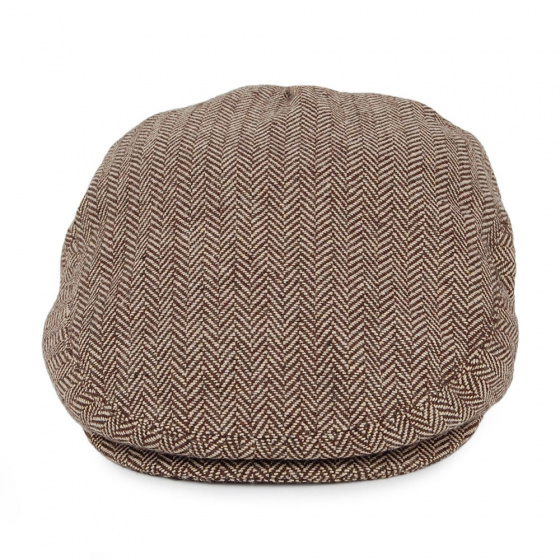 Snowdon Herringbone Flat Cap - Traclet