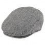 Snowdon Herringbone Flat Cap Grey - Traclet