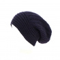 Purple Wool & Mohair Whistler Long Hat - Traclet