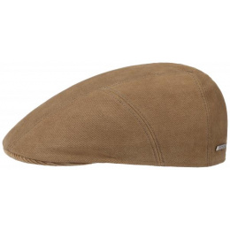 Brown Cotton Ivy Cap Flat Cap - Stetson