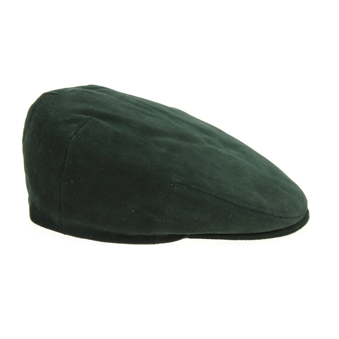 Casquette Plate Kent Soft Coton Vert Foncé- Stetson Reference : 10769 | Chapellerie Traclet