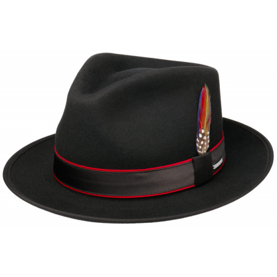 Fedora Forza Wool & Cashmere Hat Black - Stetson