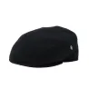 London Wool Flat Earflap Black - City Sport