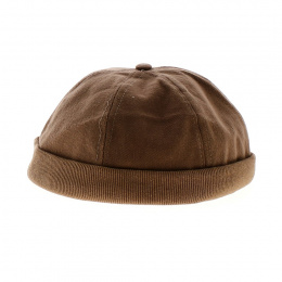 Brown Cotton Docker Hat - Traclet