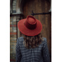 Paula terracota hat - without scarf - Goodbye Lorette