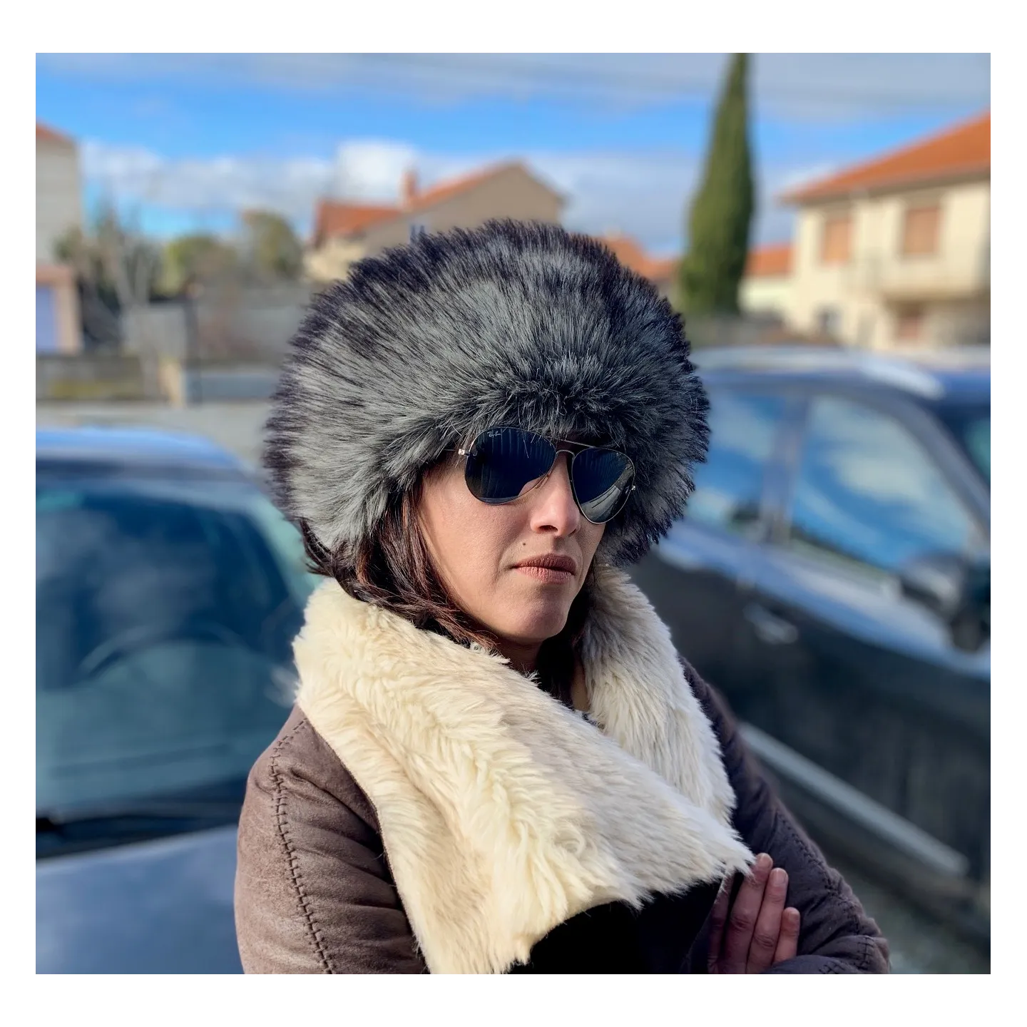 Women's Irena leather toque - TRACLET