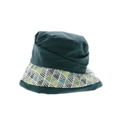 Chapeau Bob de pluie Clola Vert Givré - MTM