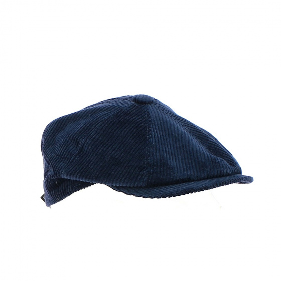 Hatteras Jerry Corduroy Cap Navy - Traclet Hatteras Jerry Corduroy Cap Navy - Traclet