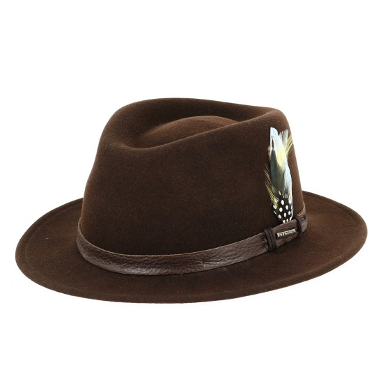 Stetson Lindsey Brown Vitafelt Traveller Hat