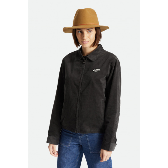 Wesley Fedora Felt Wool Bronze Hat - Brixton