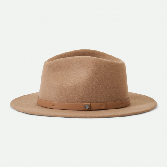 Messer Fedora Hat Wool Felt Mojave Beige - Brixton