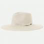 Fedora Jo Rancher Hat Felt Wool Cream White - Brixton