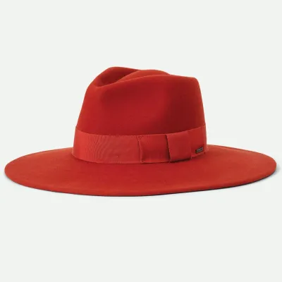 Chapeau Fedora Joanna Feutre Laine Orange Phoenix - Brixton