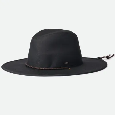 Chapeau Traveller Field Polyester Noir - Brixton