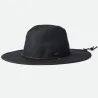 Chapeau Traveller Field Polyester Noir - Brixton