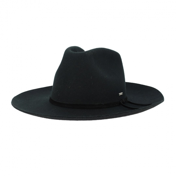 Sedona Black Wool Felt Cowboy Hat - Brixton