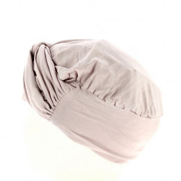 Turban chimiothérapie Sultan Rose poudre - Traclet
