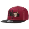 Casquette Snapback Shaka Visière Plate Bordeaux - Stetson