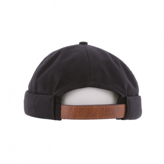 Docker Seal Cotton Cap Black - Herman