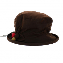 Hatman - Oiled Cotton Waterproof Brown Hat