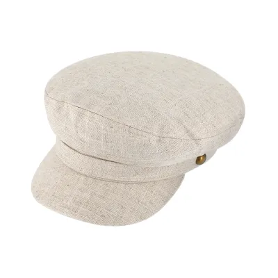 Honfleur Sailor Cap Cotton & Linen Beige- Traclet