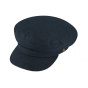 Honfleur Navy Cap Cotton & Linen - Traclet