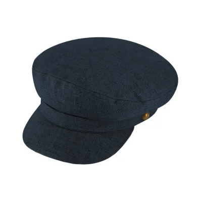 Casquette Marin Honfleur Coton & Lin Marine - Traclet