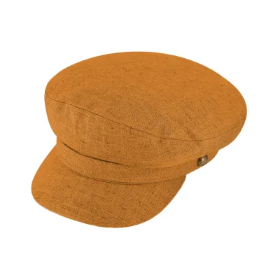 Cap Honfleur Cotton & Linen Cognac - Traclet