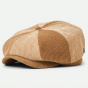 Gavroche Brood Baggy Velvet Cap Brown/Beige - Brixton