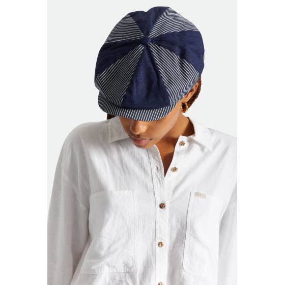 Casquette Gavroche Brood Baggy Patchwork marine - Brixton