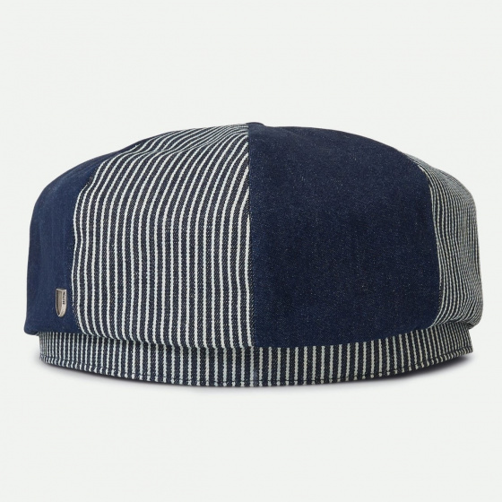Gavroche Brood Baggy Patchwork Navy Cap - Brixton